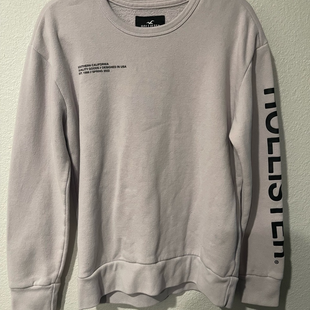 Hollister Men's light purple Sweater